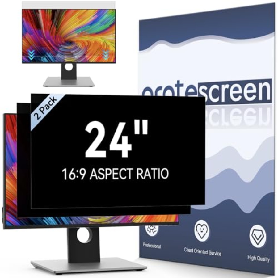[2-Pack] 24 Inch Computer Priv - Privacy Filter 2Pack ulasan dan harga