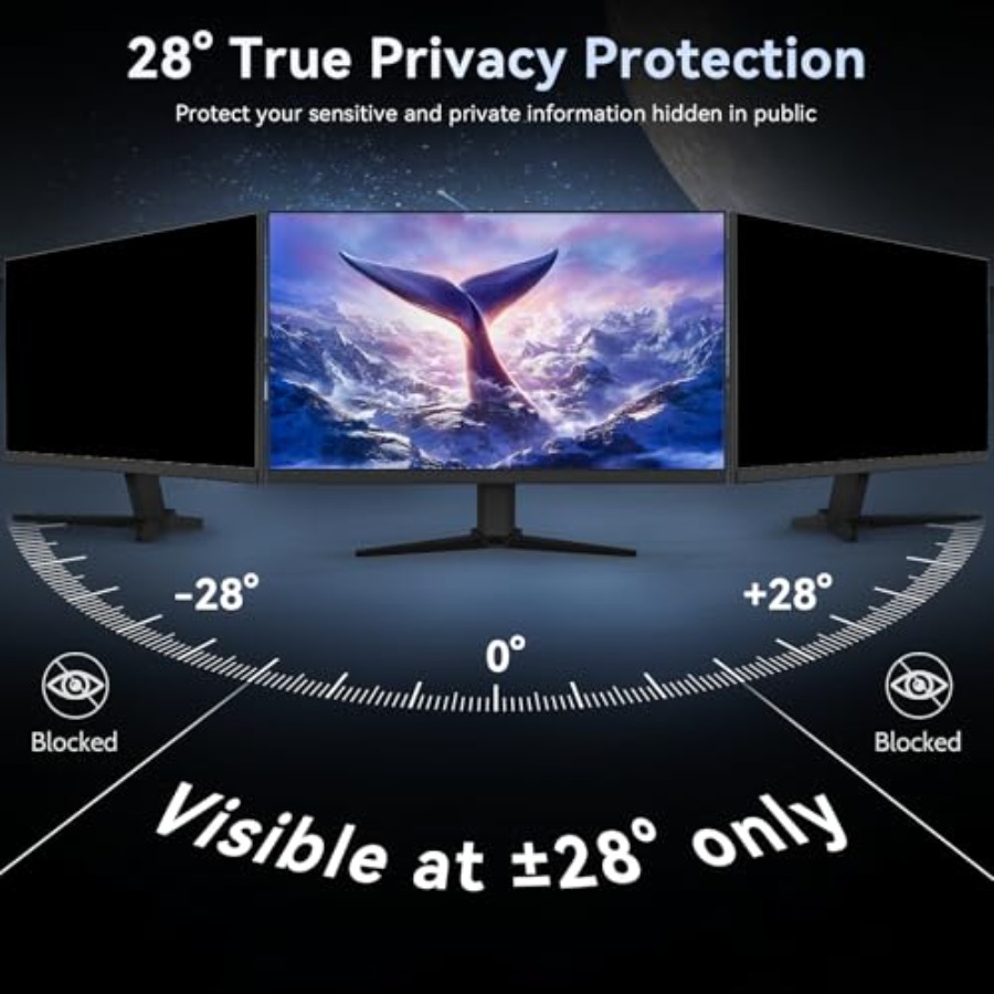 [2-Pack] 24 Inch Computer Priv - Privacy Filter 2Pack ulasan dan harga