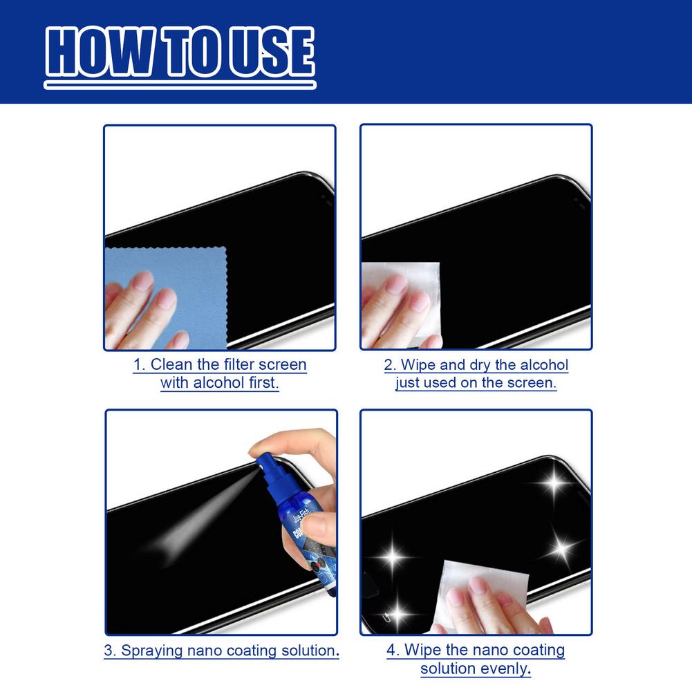 Phone Screen Coating Kit, Oleo - Oleophobic Coating Spray ulasan dan harga