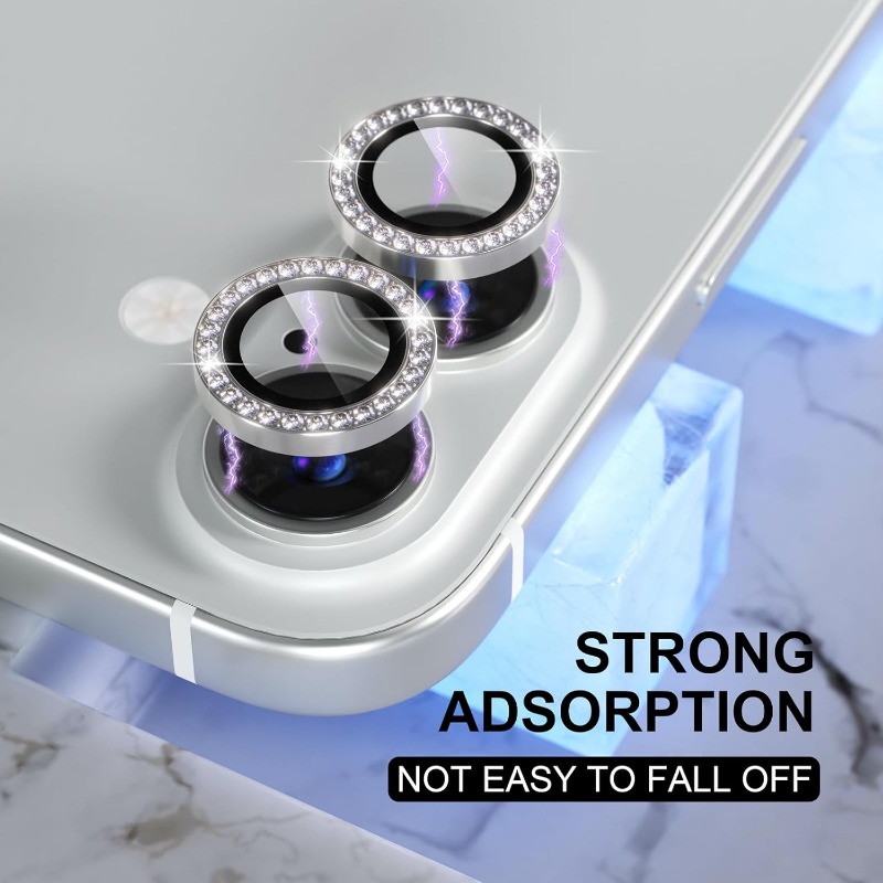 Glitter Camera Lens Protector  - Tempered Glass Screen 9H ulasan dan harga