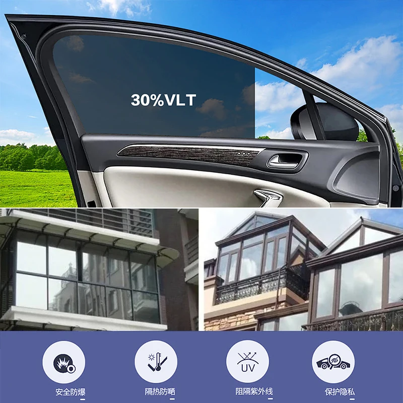 50cmx3m Car Window Privacy Tin - Glass Protector Auto ulasan dan harga