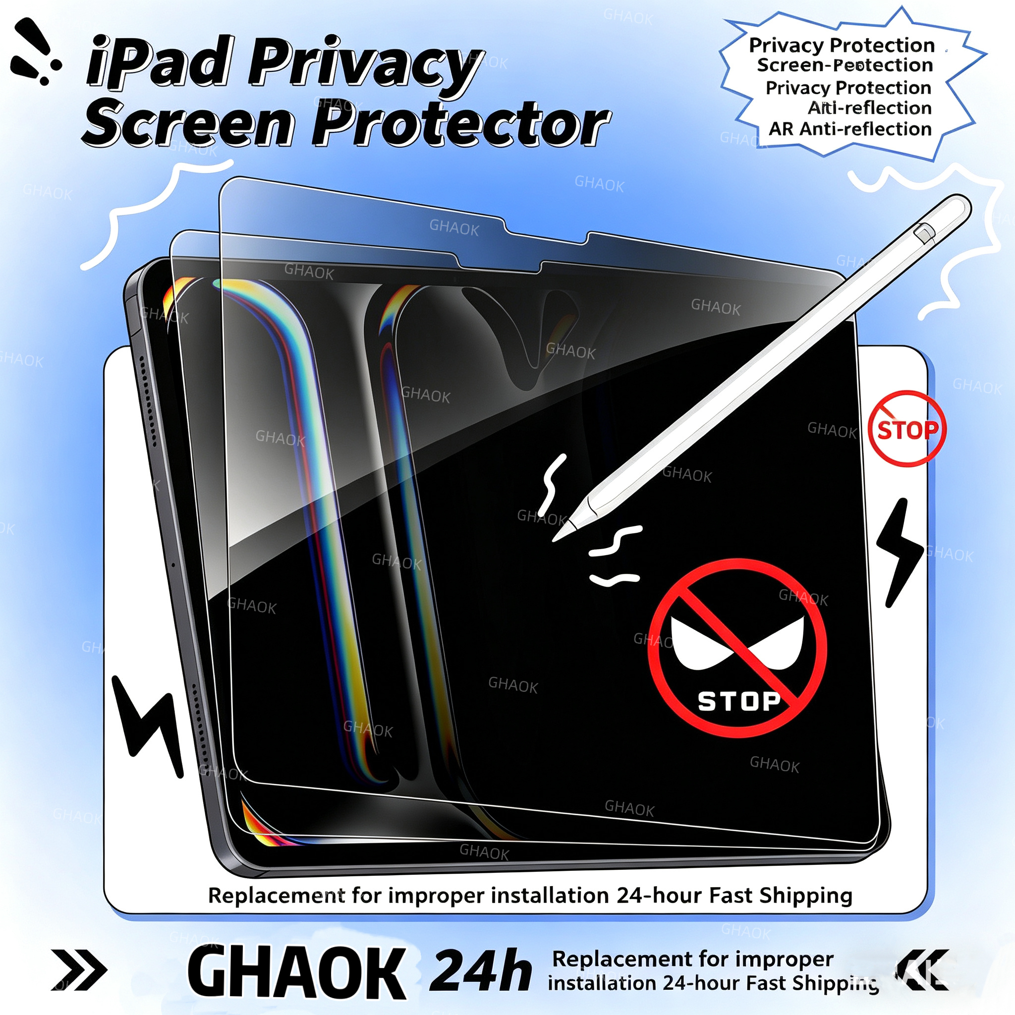 2 Way Privacy Anti-Spy Screen  - Matte Anti Glare Screen ulasan dan harga