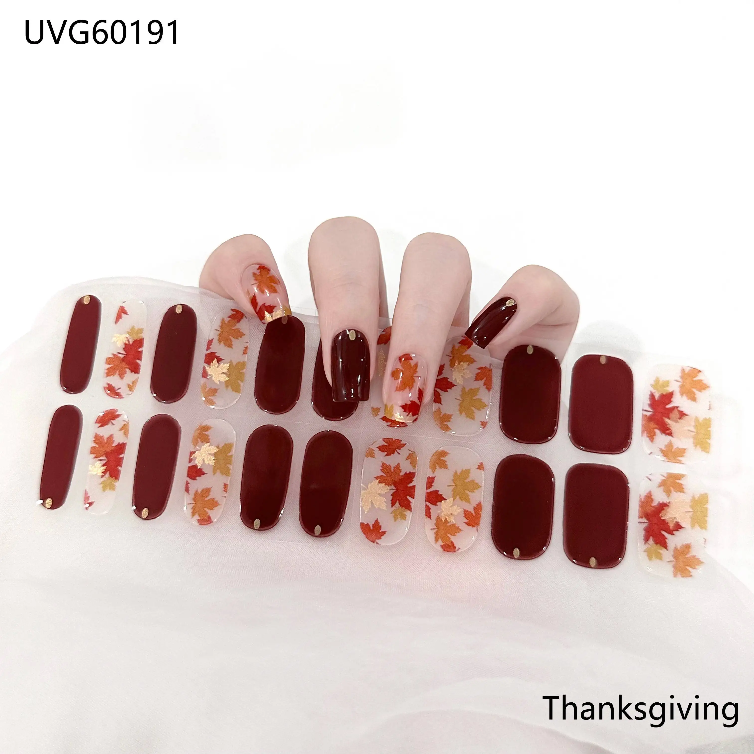 22Tips Semi-Cured Gel Nail Pat - Full Cover Adhesive ulasan dan harga