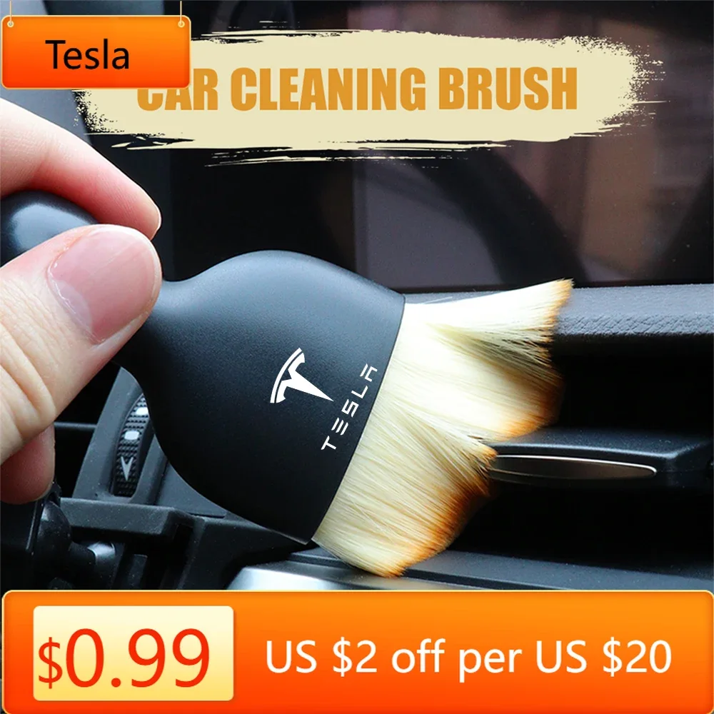 Car Sticker Tesla Car Interior - Dust Removal Sticker ulasan dan harga
