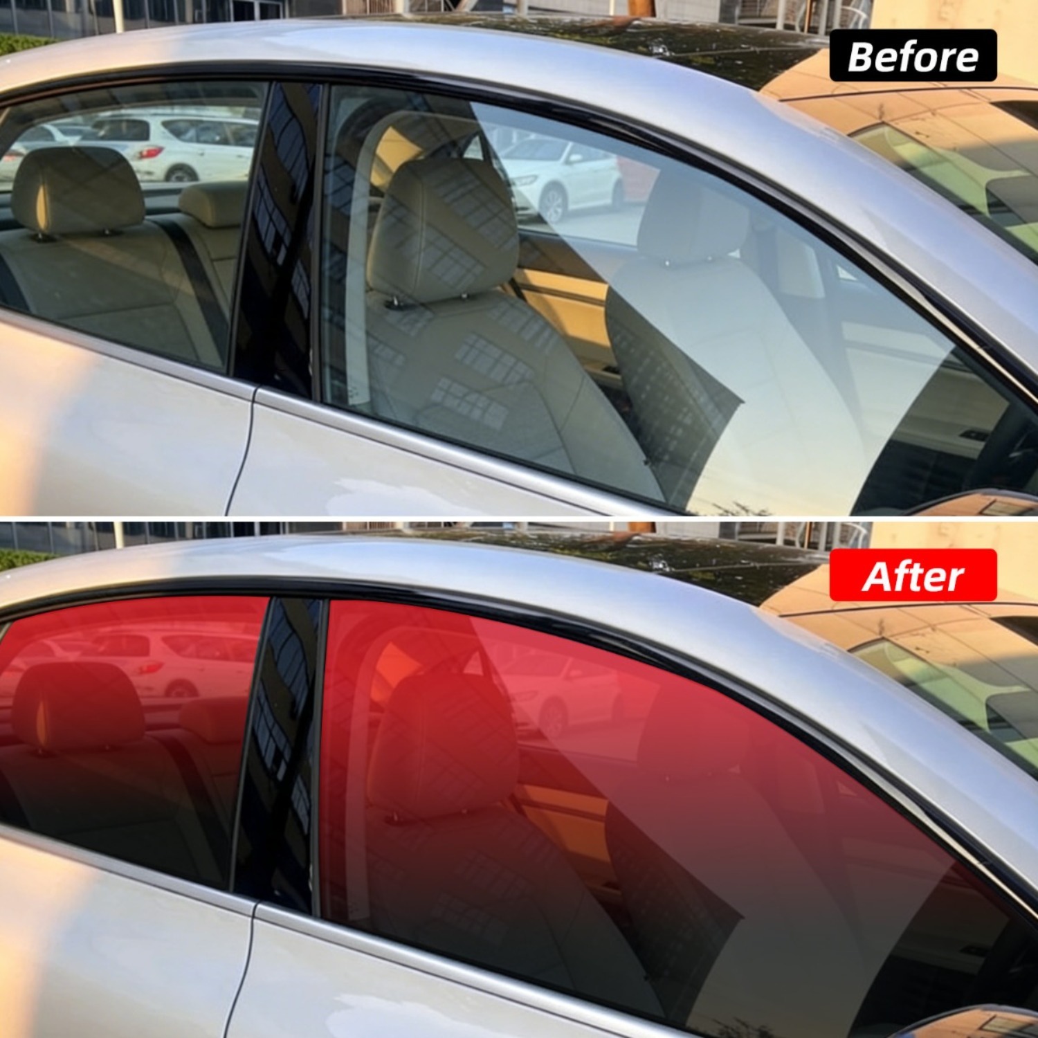 50x300cm Car Window Two-Tone T - Privacy Screen Protector ulasan dan harga