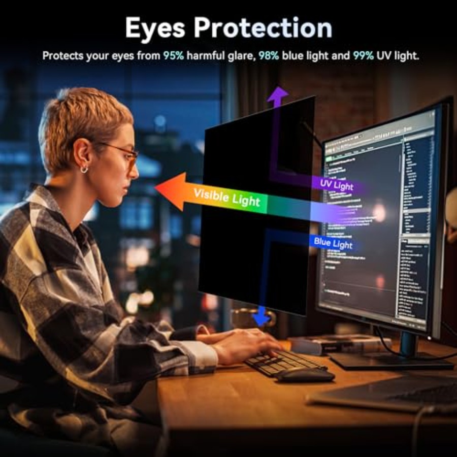 [2 Pack] 27 Inch Computer Priv - Privacy Filter 2Pack ulasan dan harga