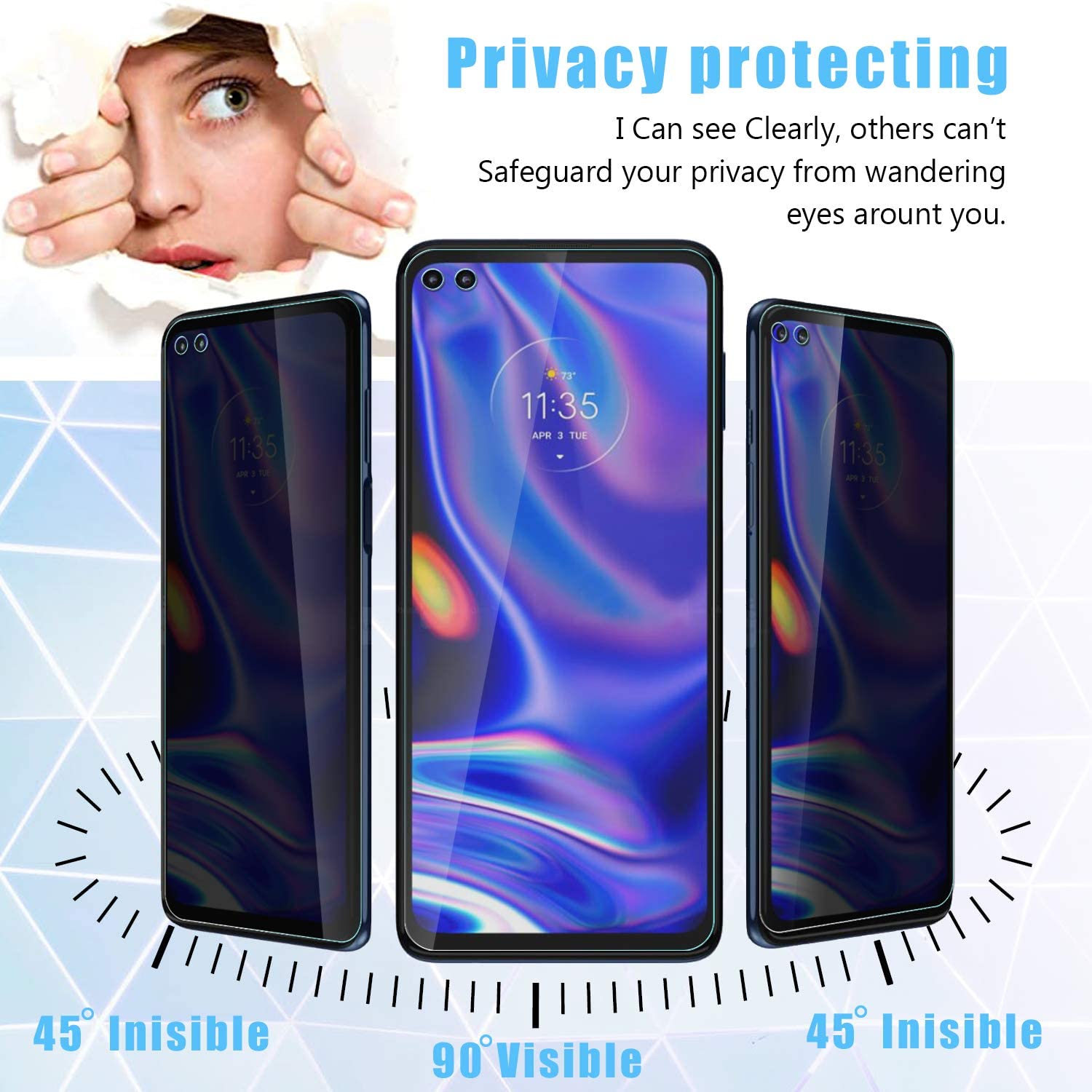 [2 PACK] Privacy Filter Temper - Privacy Filter 2Pack ulasan dan harga