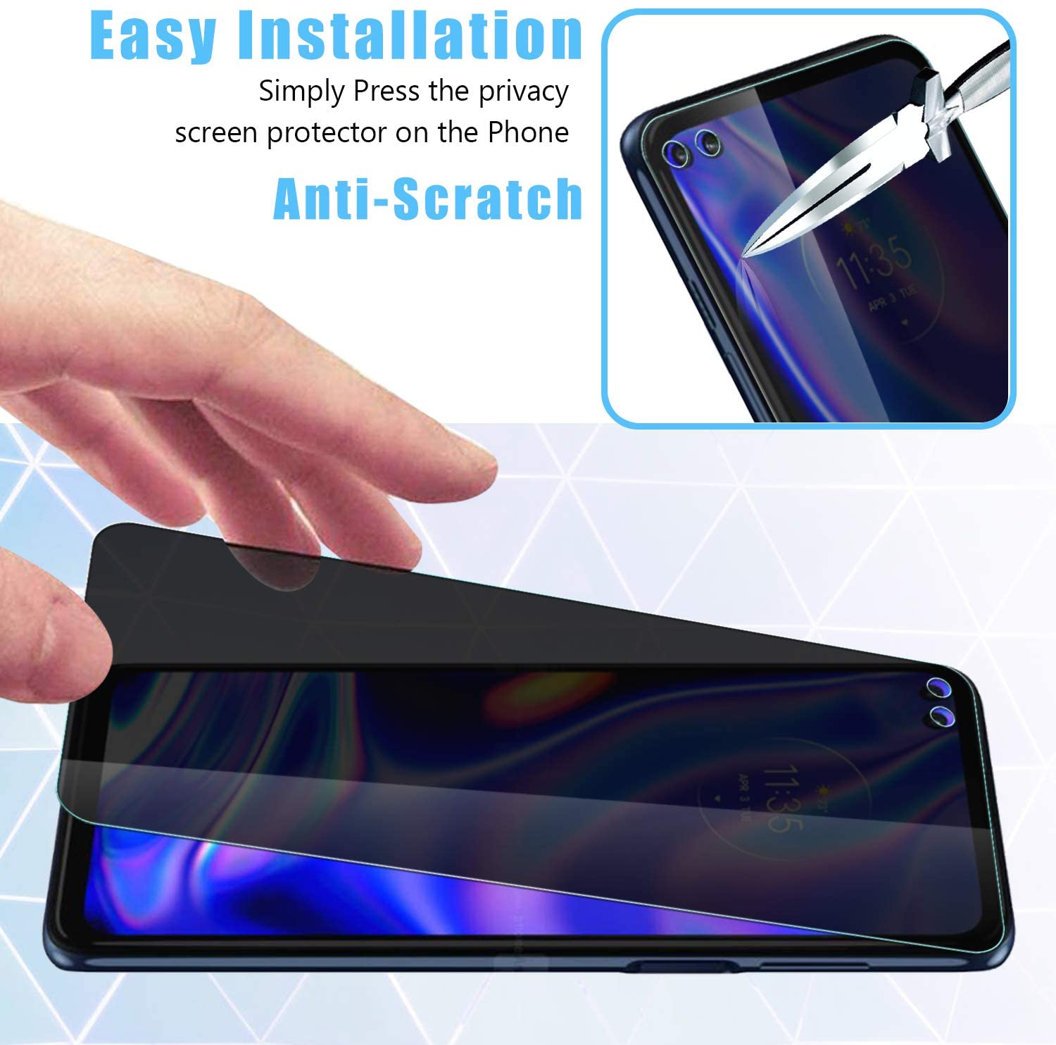 [2 PACK] Privacy Filter Temper - Privacy Filter 2Pack ulasan dan harga