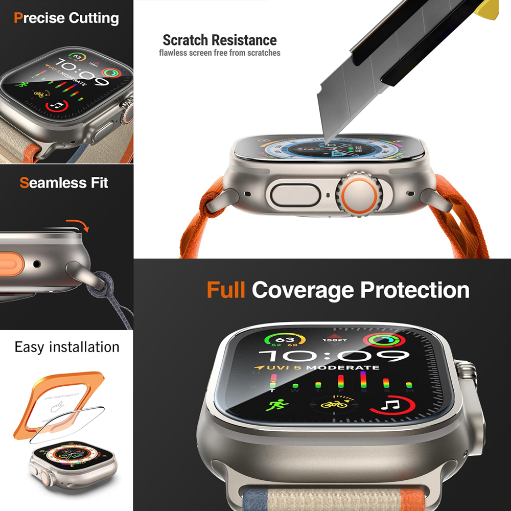 Tempered Glass For Apple Watch - Screen Alignment Tool ulasan dan harga